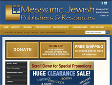 Tablet Screenshot of messianicjewish.net